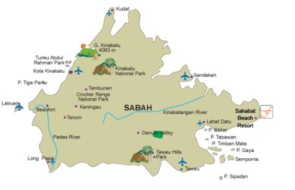 Location Map - Felda Residence Sahabat Resort