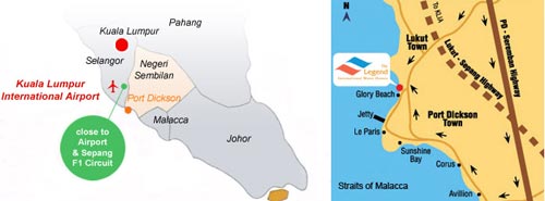 Location Map - Grand Lexis Port Dickson