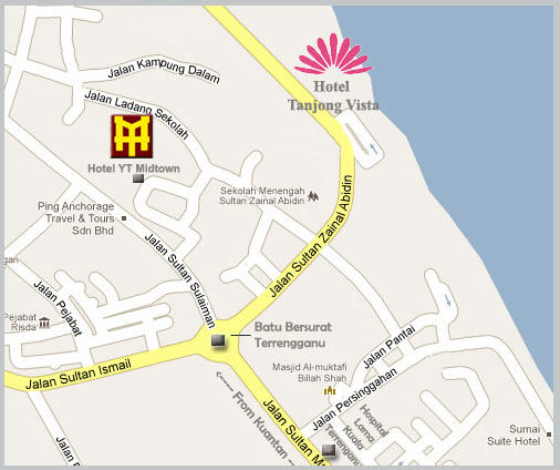 Location Map - Hotel Tanjong Vista