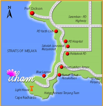 Location Map - Ilham Resort Port Dickson