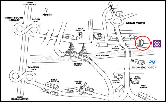 Location Map - Muar Traders Hotel