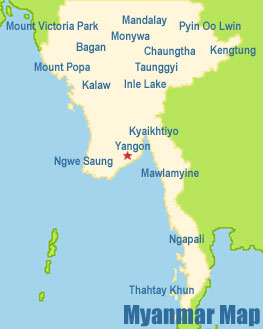 Myanmar Map