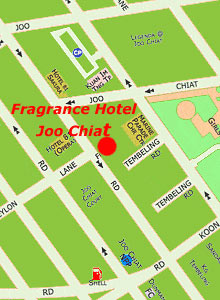 Location Map - Fragrance Joo Chiat Singapore