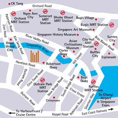 Location Map - Grand Copthorne Waterfront Singapore