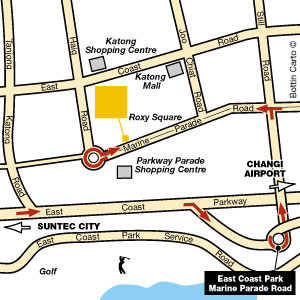 Location Map - Grand Mercure Roxy Singapore