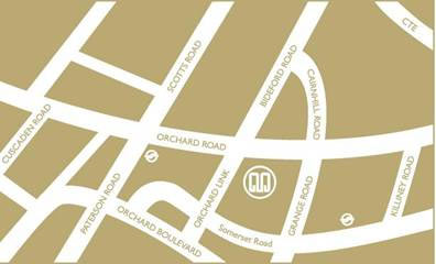Location Map - Mandarin Orchard Singapore