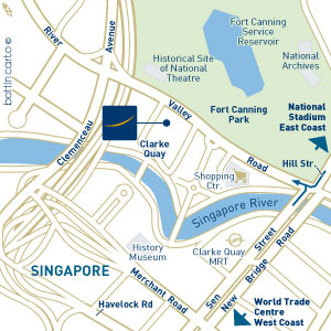 Location Map - Novotel Clarke Quay Singapore