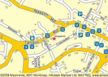 Location Map - The Regent Hotel Singapore