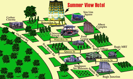 Location Map - Summer View Hotel Singapore