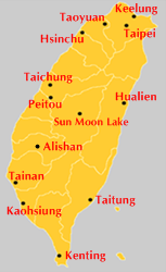 Taiwan Hotel Map