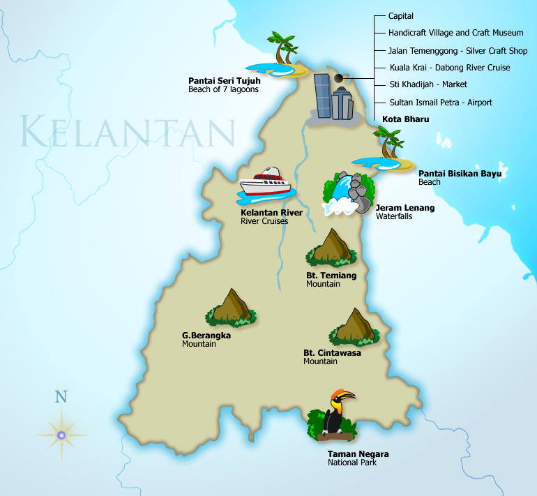 Kelantan Map