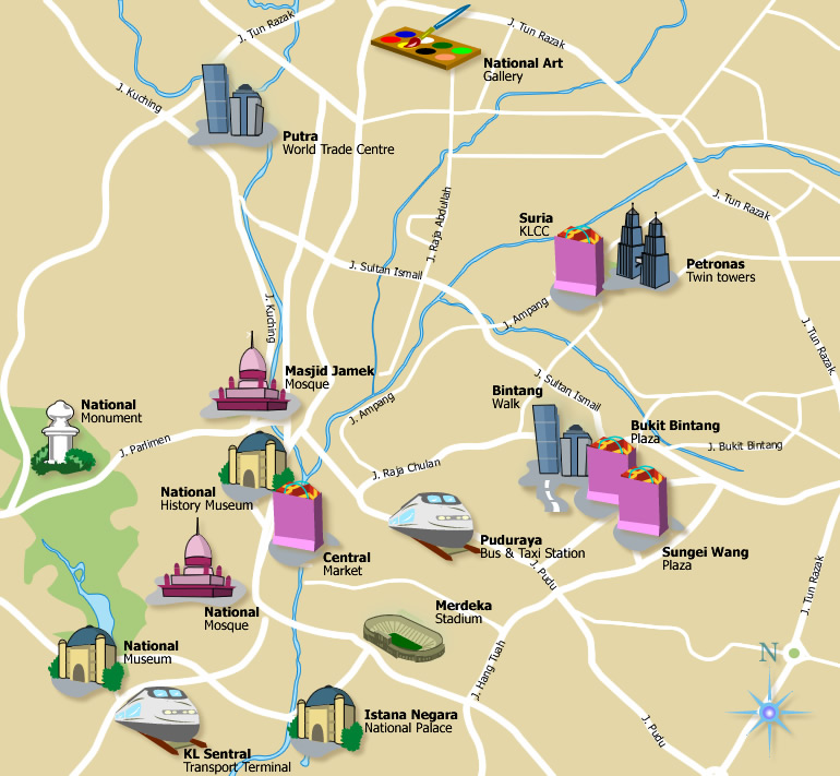 Kuala Lumpur Map | Maps