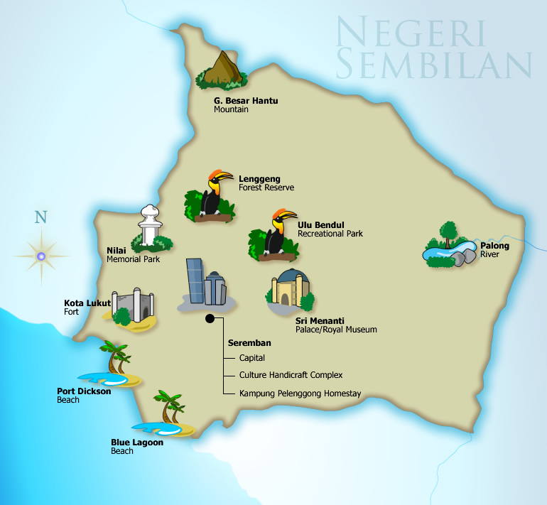 Negeri Sembilan Map