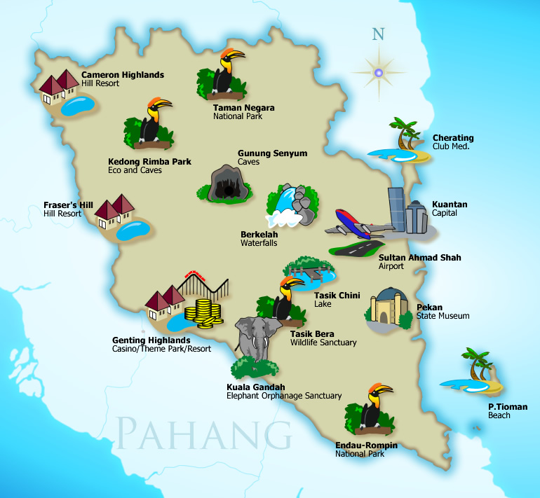 Pahang Map