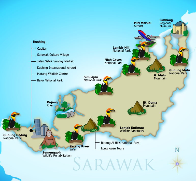 Sarawak Map