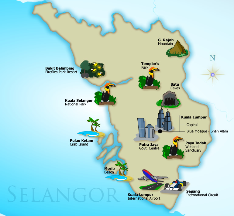 Selangor Map