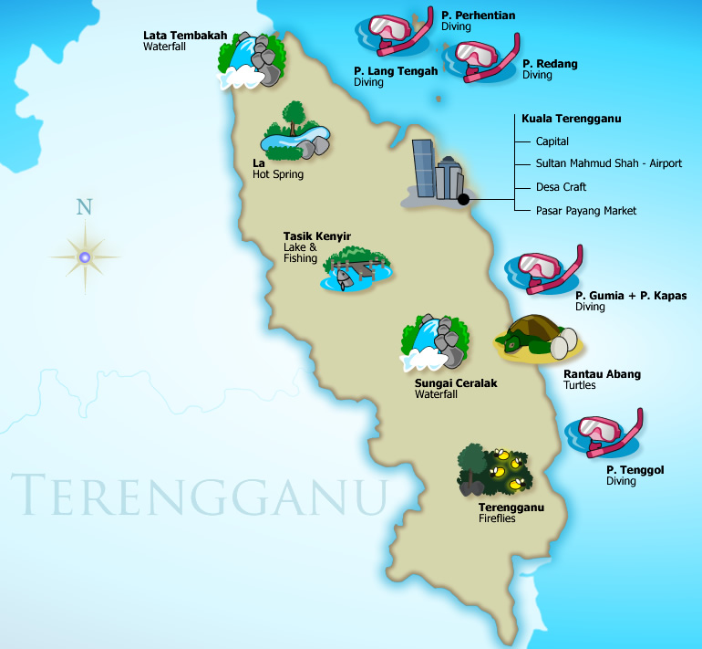 Terengganu Map